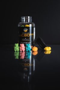 felling good with CBD sour bear gummies