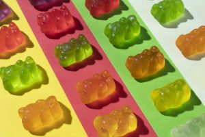 multicolored gummy bears