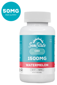 broad spectrum infused gummies watermelon flavor