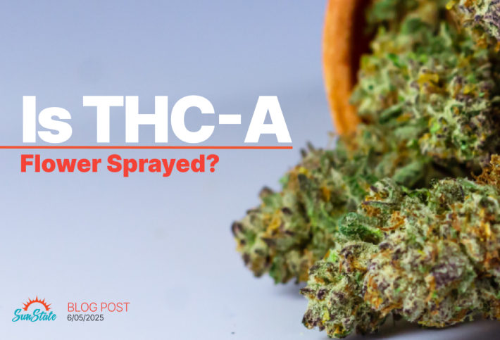 Is THCA flower sprayed