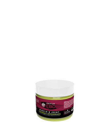 CBD Broad Spectrum Muscle and Joint Moringa + Lemongrass Balm (for Skin Health) 2oz 600mg | Sun State Hemp