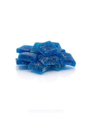 CBD Full Spectrum 50mg Gummy Blue Raspberry Grab N&#039; Go Bag 10ct 500mg | Sun State Hemp