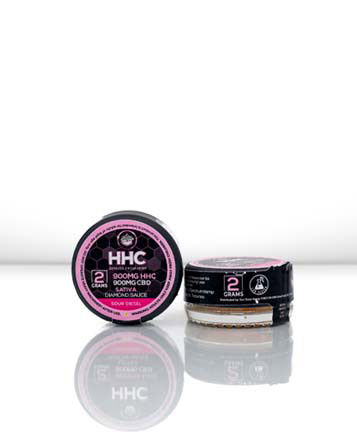 HHC Diamond Sauce Sativa Sour Diesel 2g 1800mg | Sun State Hemp