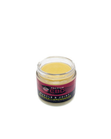 CBD Broad Spectrum Muscle and Joint Moringa + Lemongrass Balm (for Skin Health) 2oz 1200mg | Sun State Hemp