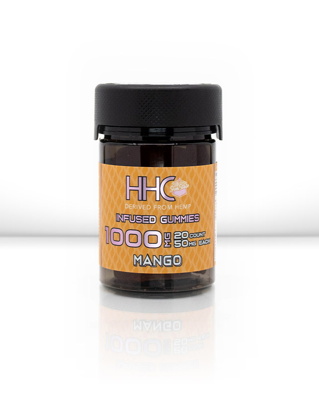 HHC Infused Gummies Mango 20ct 1000mg