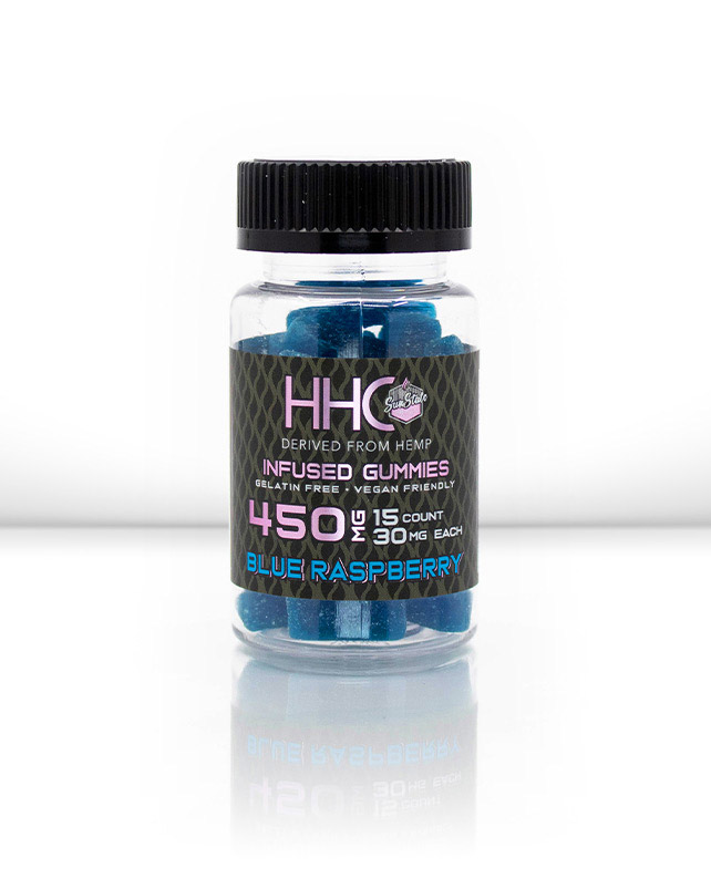 HHC Infused Gummies Blueberry 15pcs 450mg