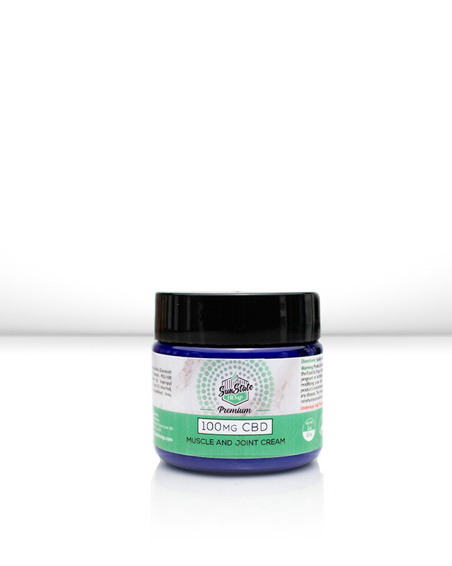 CBD Muscle and Joint Cream 1oz 100mg