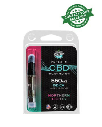 CBD Broad Spectrum Cartridge - Indica - Northern Lights