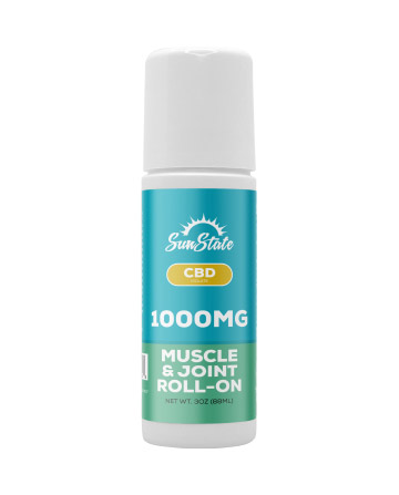 CBD Roll-On Muscle and Joint Cream 3oz 1000mg | Sun State Hemp