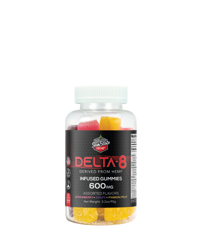 Delta 8 Infused Gummy 30ct 600mg