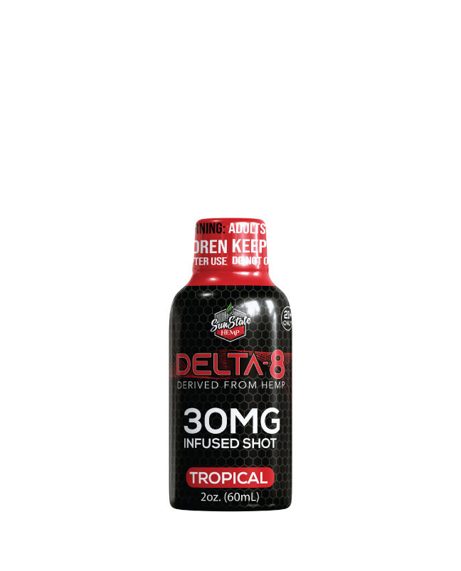 Delta 8 Infused Shot Tropical 60ml 30mg - Single