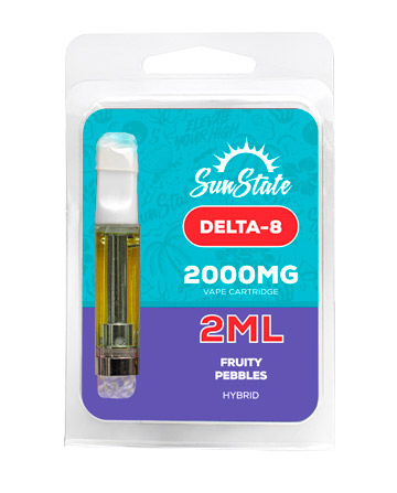 Delta 8 Cartridge - Hybrid - Fruity Pebbles 2ml  2000mg | Sun State Hemp