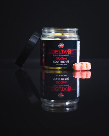 Delta 8 Classic Gummy Sour Bears 20pcs 500mg | Sun State Hemp