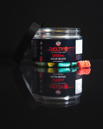 Delta 8 Classic Gummy Sour Bears 50pcs 1250mg | Sun State Hemp