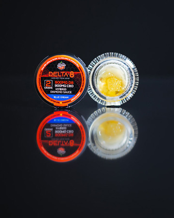 Delta 8 Diamond Sauce 1800mg - 2g | Sun State Hemp