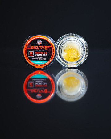 Delta 8 Diamond Sauce Hybrid Mango Kush 2g 1800mg | Sun State Hemp