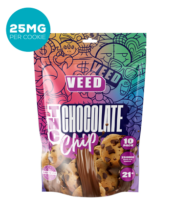 Veed Delta 9 Chocolate Chip Cookies 10ct 250mg | Sun State Hemp