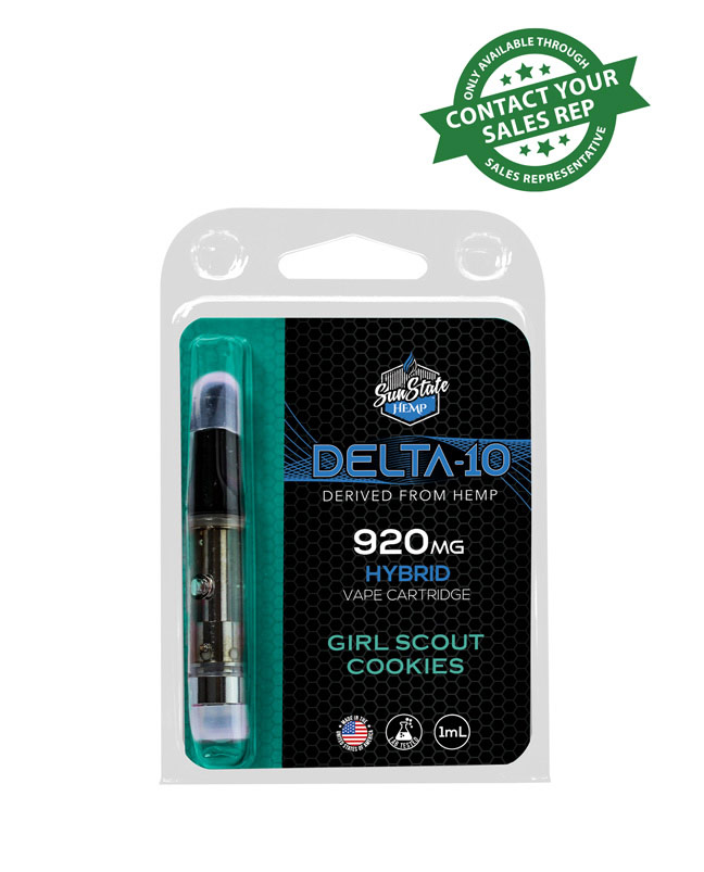Delta 10 Cartridge - Hybrid - Girl Scout Cookies 1ml 920mg