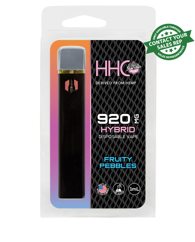 HHC Disposable Vape - Hybrid - Fruity Pebbles 1ml 920mg