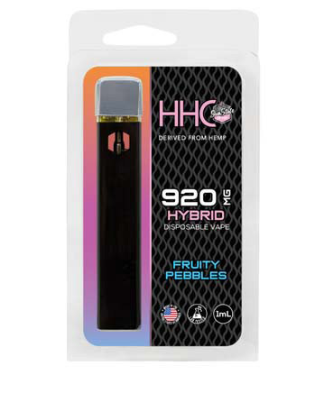 HHC Disposable Vape - Hybrid - Fruity Pebbles 1ml 920mg | Sun State Hemp