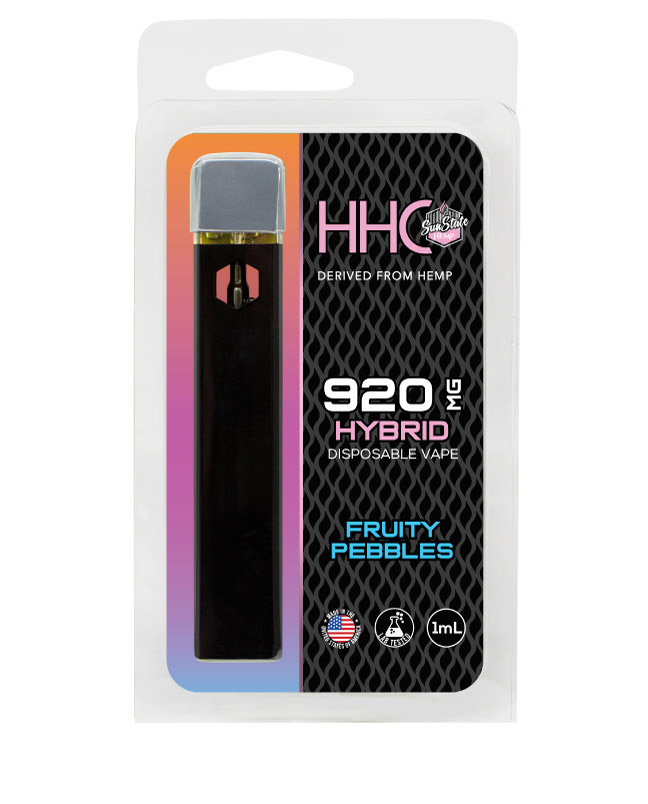 HHC Disposable Vape - Hybrid - Fruity Pebbles 1ml 920mg