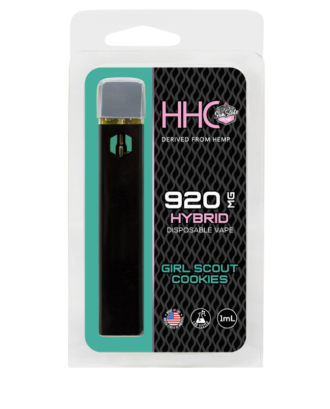 HHC Disposable Vape - Hybrid - Girl Scout Cookies - 1ml 920mg