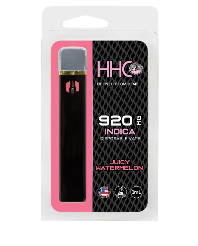 HHC Disposable Vape - Indica - Juicy Watermelon - 1ml 920mg