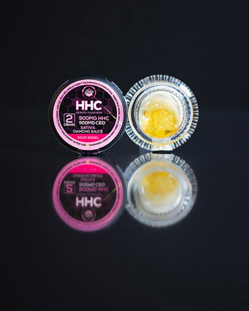 HHC Diamond Sauce Sativa Sour Diesel 2g 1800mg | Sun State Hemp