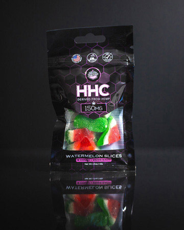 HHC Gummy Watermelon Slices Grab N&#039; Go Bag 6ct 150mg | Sun State Hemp