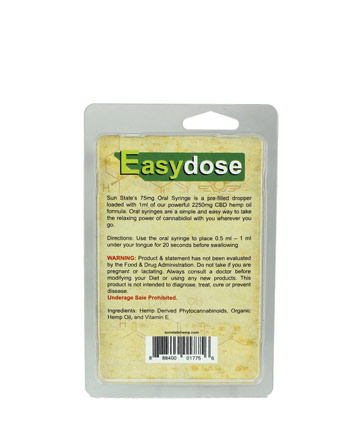 CBD EasyDose Oral Dispenser Formula Peppermint