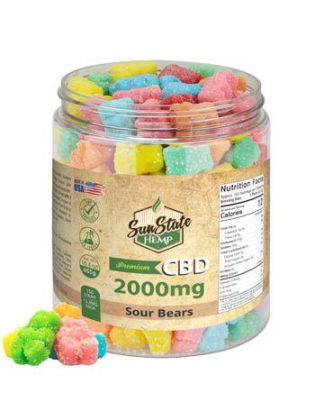 CBD Gummy Sour Bears