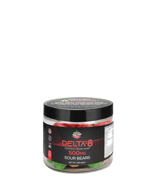 Delta 8 Legacy Gummy Sour Bears 20pcs 500mg