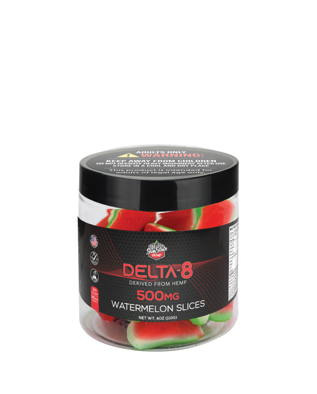 Delta 8 Classic Gummy Watermelon Slices 20pcs 500mg