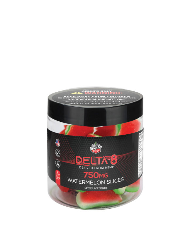 Delta 8 Classic Gummy Watermelon Slices 30pcs 750mg