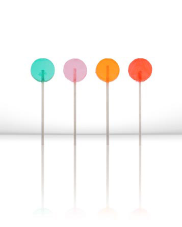 A colorful assortment of Delta 8 lollipops
