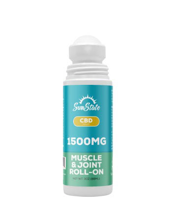 CBD Roll-On Muscle and Joint Cream 3oz 1500mg | Sun State Hemp