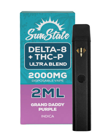Delta 8/THCP Disposable Vape - 2ml 1800mg | Sun State Hemp