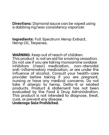 Delta 8 Diamond Sauce Sativa Green Crack 2g 1800mg | Sun State Hemp