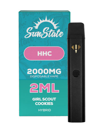 HHC Disposable Vape - Hybrid - Girl Scout Cookies - 2mL - 2000mg | Sun State Hemp