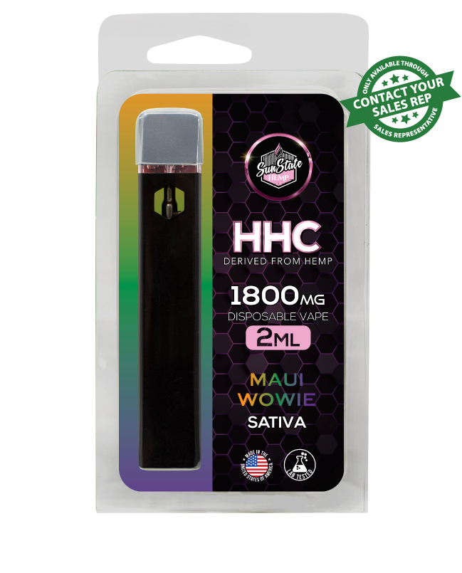 HHC Disposable Vape - Sativa - Maui Wowie - 2ml - 1800mg