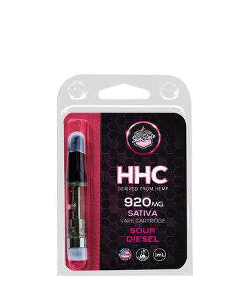 HHC Cartridge - Sativa - Sour Diesel 1ml 920mg | Sun State Hemp