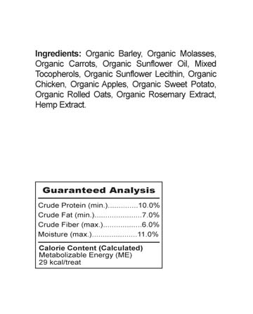 CBD Pet Treats Organic Sweet Potato 16oz 200mg | Sun State Hemp