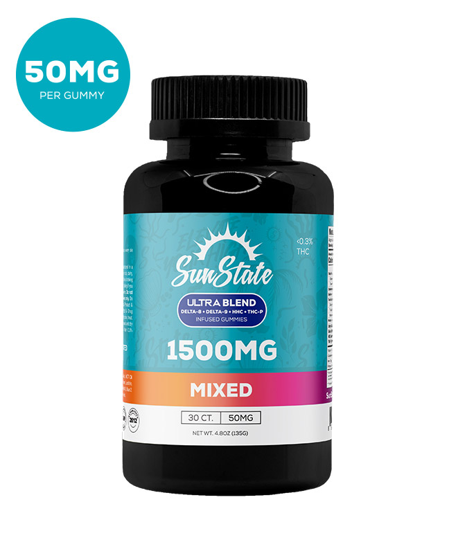Ultra Infused 50mg Gummy Mixed 30ct 1500mg