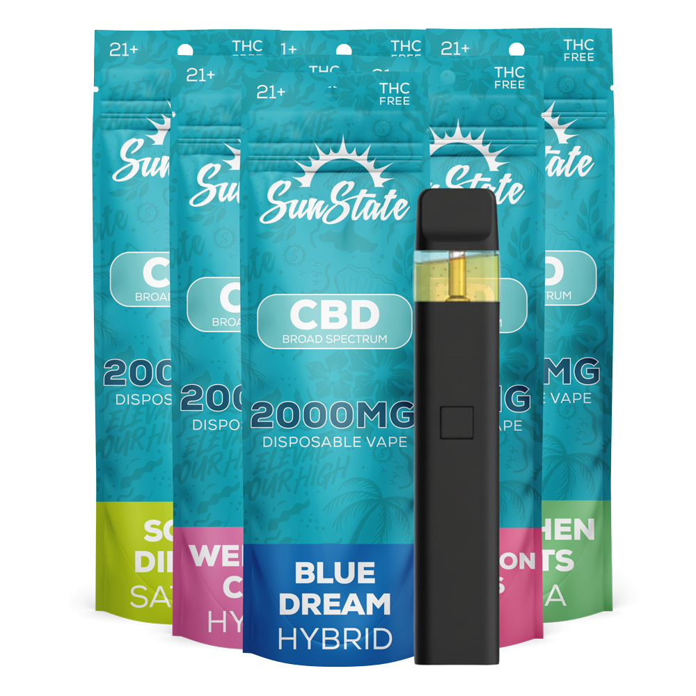 CBD Broad Spectrum Disposable Vape - 2000mg