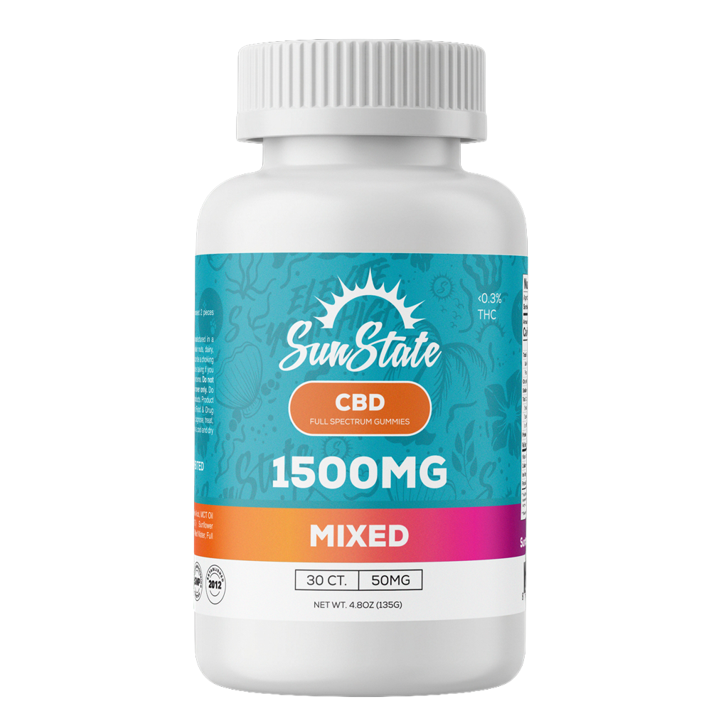 CBD Full Spectrum Infused 50mg Gummy 30ct 1500mg - Mix