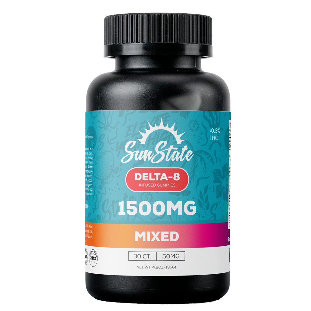 Delta 8 Infused Gummy 30ct 1500mg