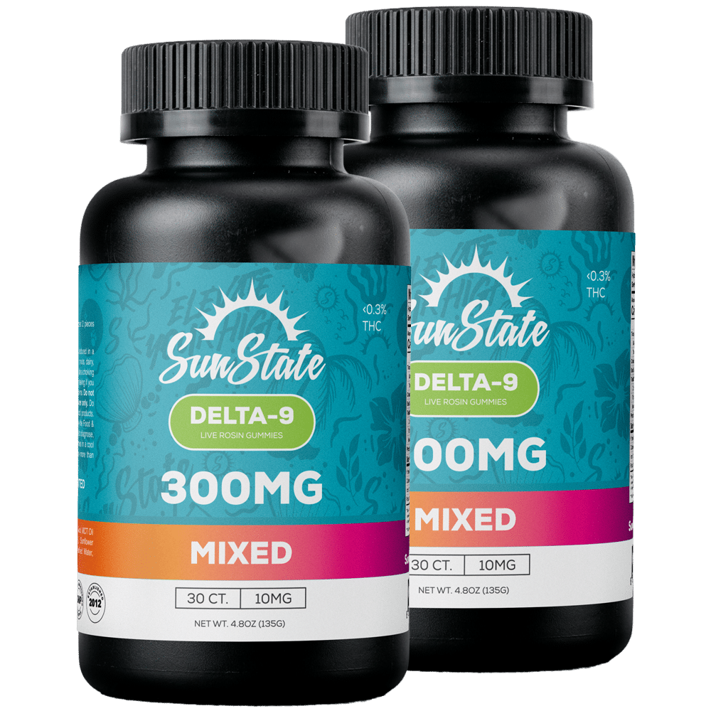 Delta 9 Live Rosin Infused Gummies 600mg
