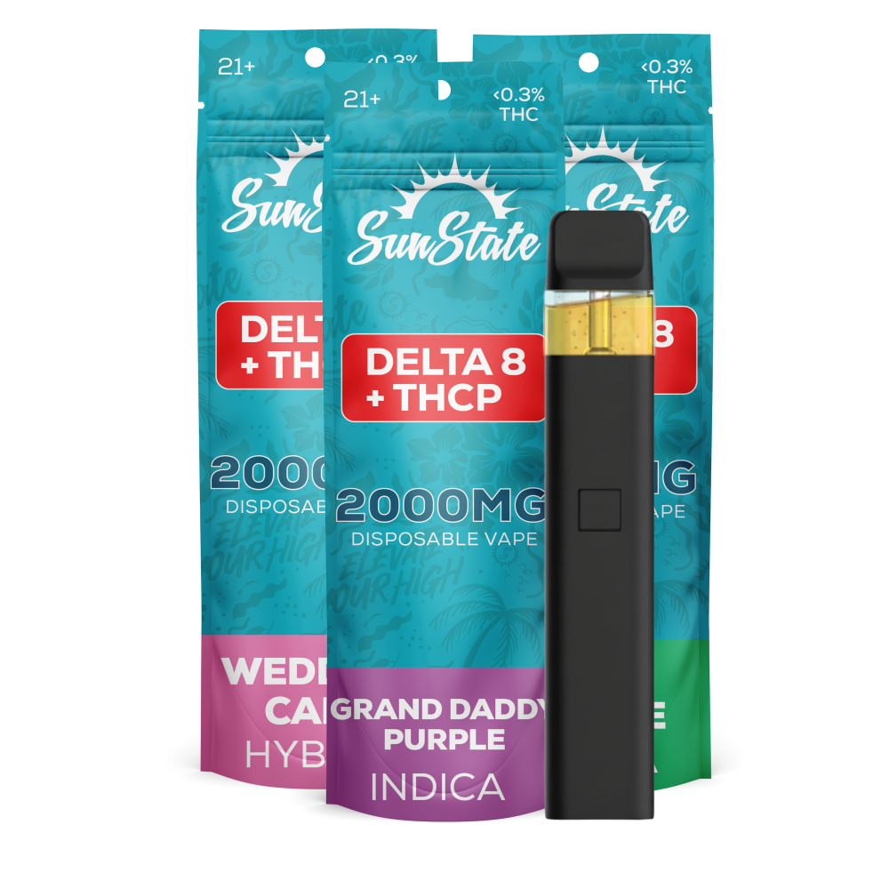 Delta 8/THCP Disposable Vape 2ml 2000mg