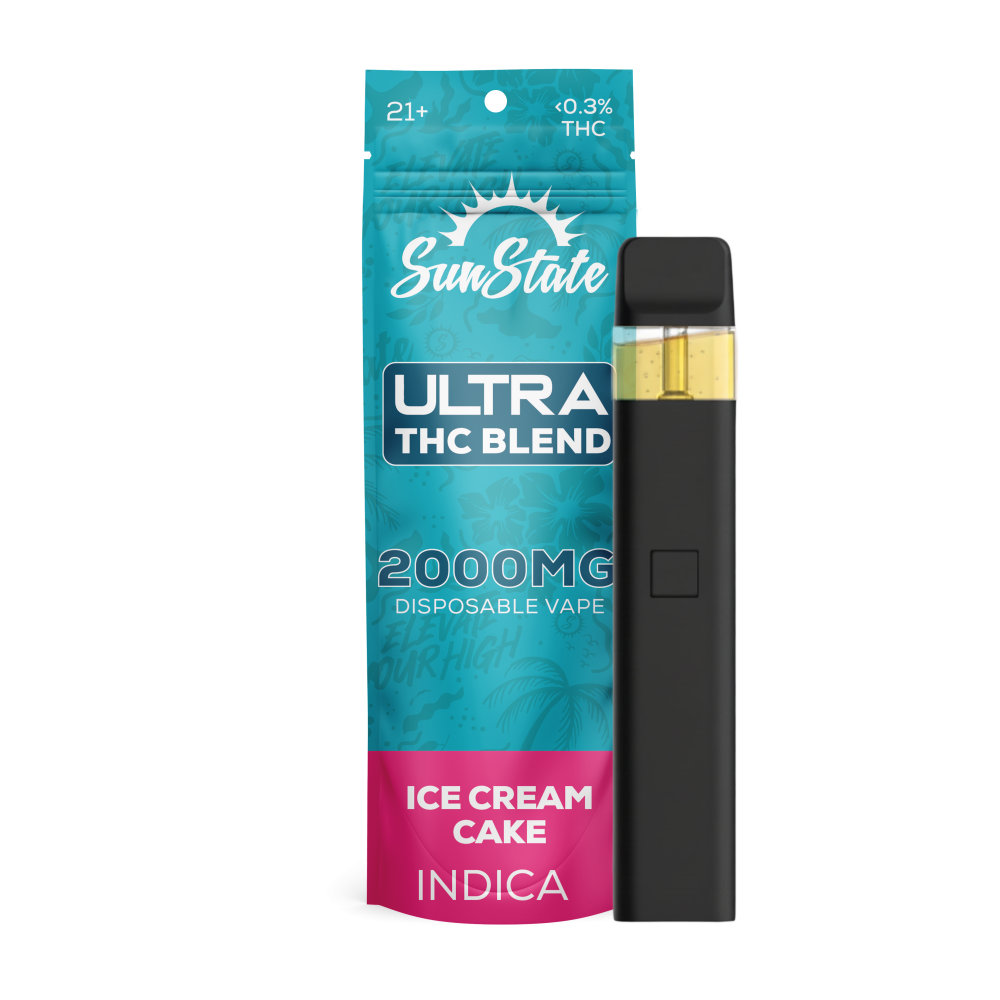 Ultra Blend Disposable Vape 2ml 2000mg - Ice Cream Cake