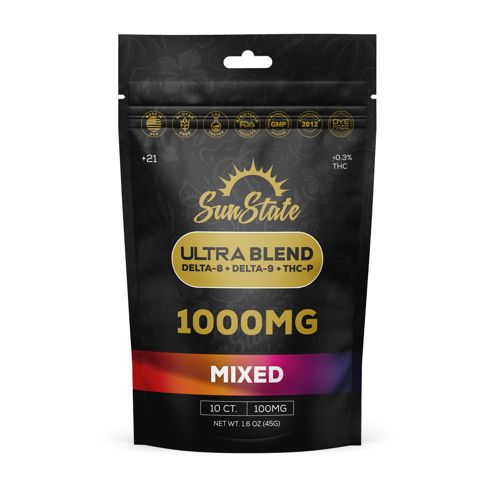 Ultra Infused Gummy Grab N' Go Bag 10ct 1000mg